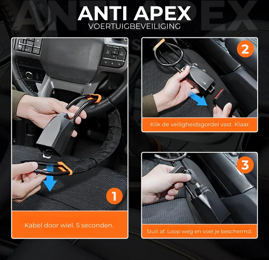 APEX™ Professioneel Stuurslot