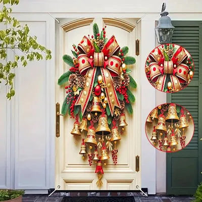 Kerstachtergrond – Kerstklokken