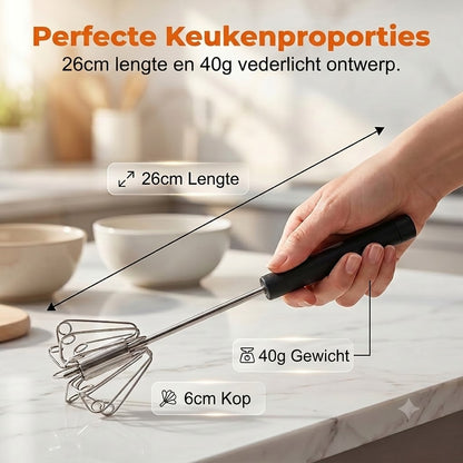 Handige Keukenhulp: Garde van RVS met Antislip Handvat