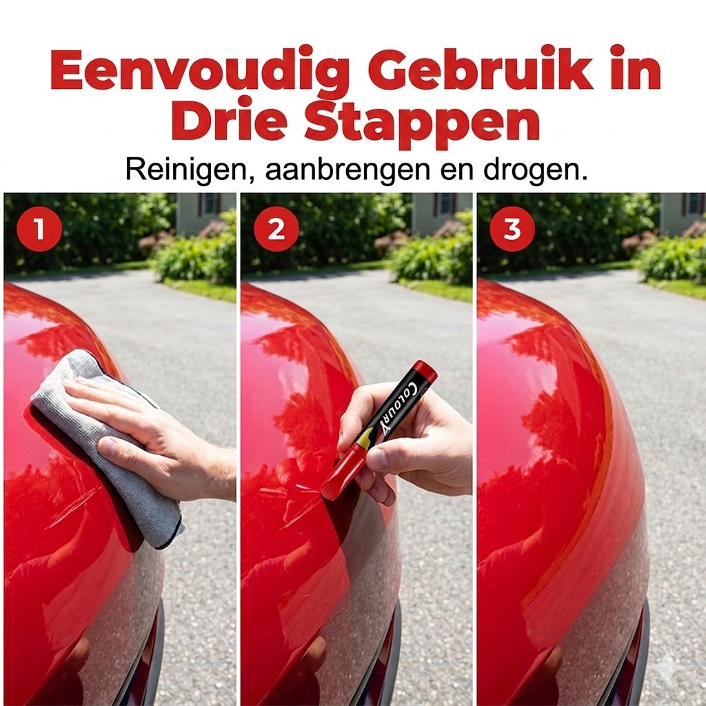 🚗 One-Touch Lakstift voor Auto’s - Krasverwijderaar & Lakreparatie ✏️