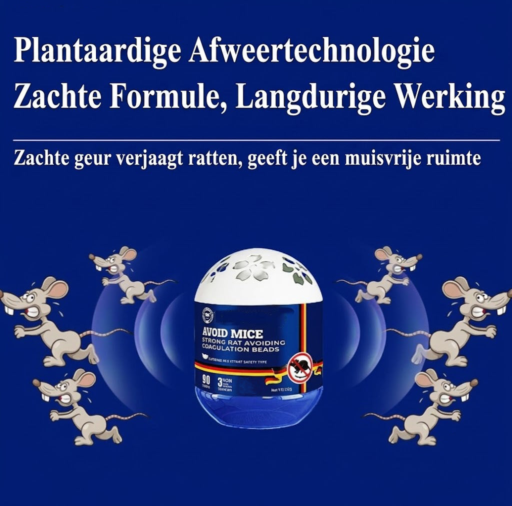 Plantaardige Muizenverjagende Gel – Geschikt voor Binnen