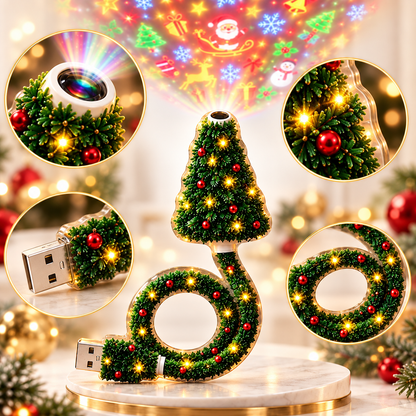 HD USB Kerstprojector – Creëer een magische kerstsfeer in een oogwenk