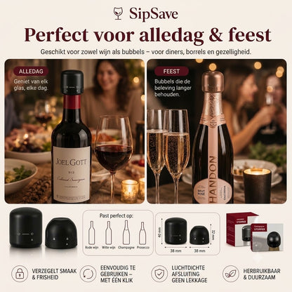 SipSave – Wijn- en champagnestop