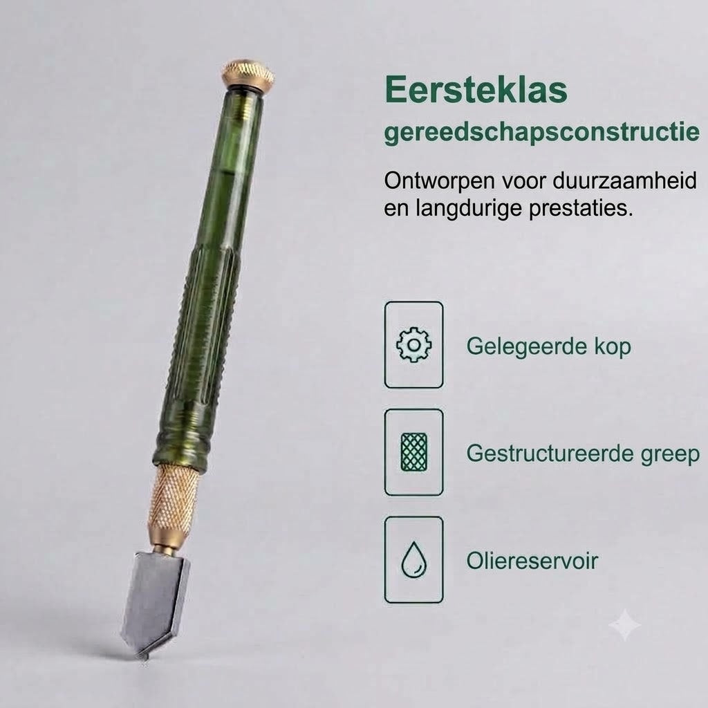 Professionele diamantglassnijder – Snijwiel van geharde legering