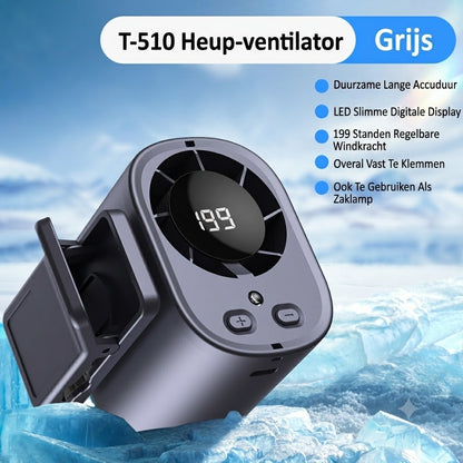 Draagbare LED Autoventilator met Slim Display