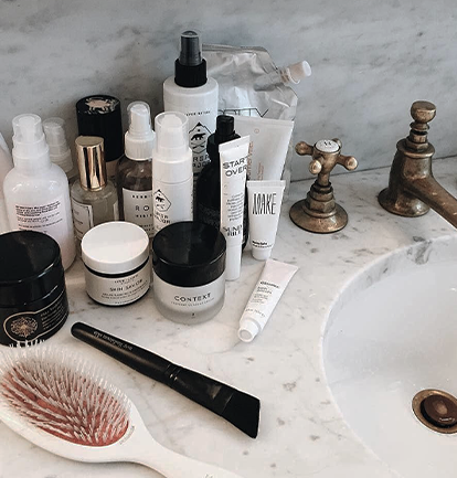 Badkamer Kraan Opbergrek – Staand & Zonder Boren / Kraan Organizer