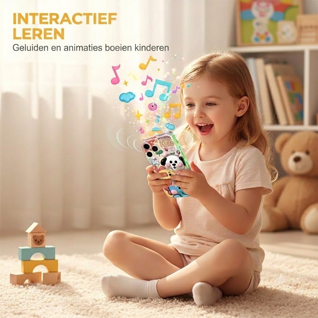 🔥📢 50% korting 📱 Educatieve smartphone voor kinderen | Spelenderwijs leren, oogvriendelijk ontwerp – de ideale keuze om te leren ✨👶