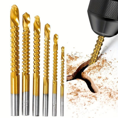 Titanium gecoate borenset – Slijtvaste HSS metaalboren voor hout, kunststof en metaal