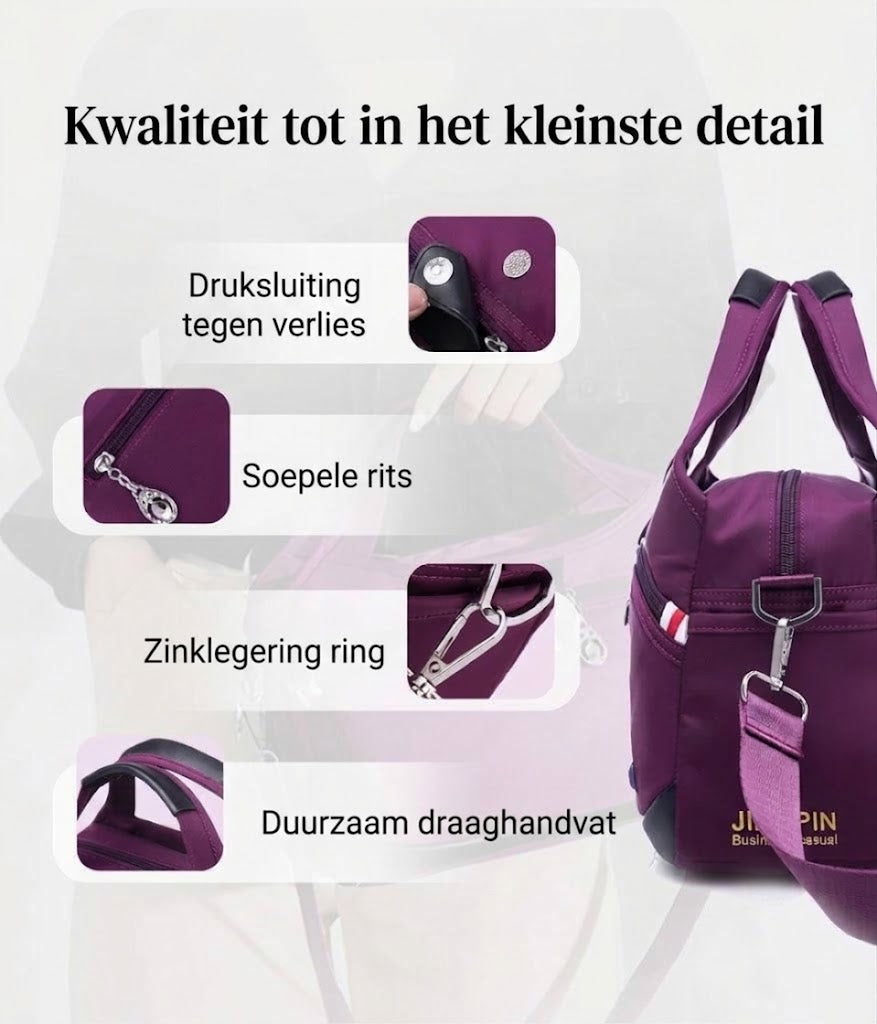 Stijlvolle crossbodytas met grote capaciteit