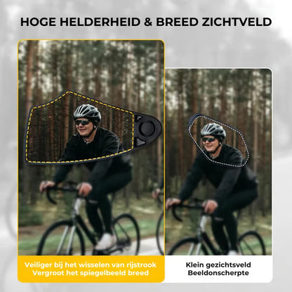 Verstelbare Fietsstuur Spiegel - 360 Graden Zicht
