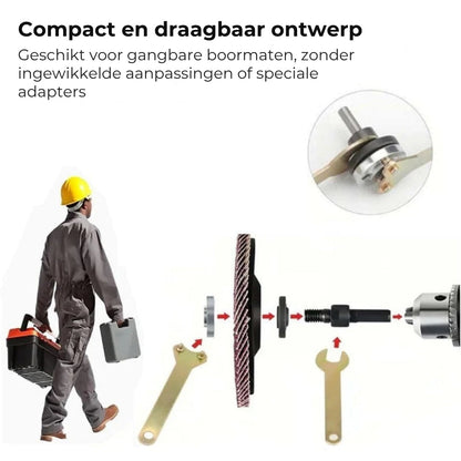 Adapterset - Van Boormachine naar Slijpmachine
