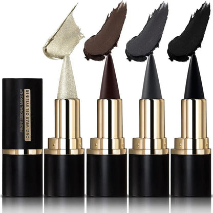 Waterproof Eyeliner - Mat Zwart & 12 Uur (Vlekvrij)