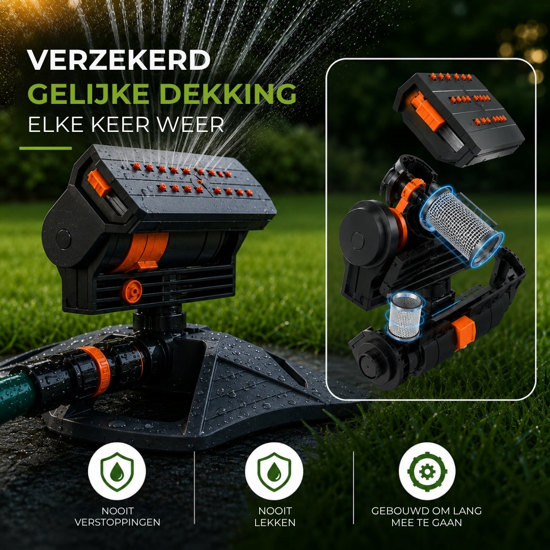 Instelbare Zwenksproeier
