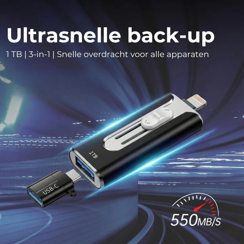 Hevlio™ Portable SSD voor Laptop & Gaming