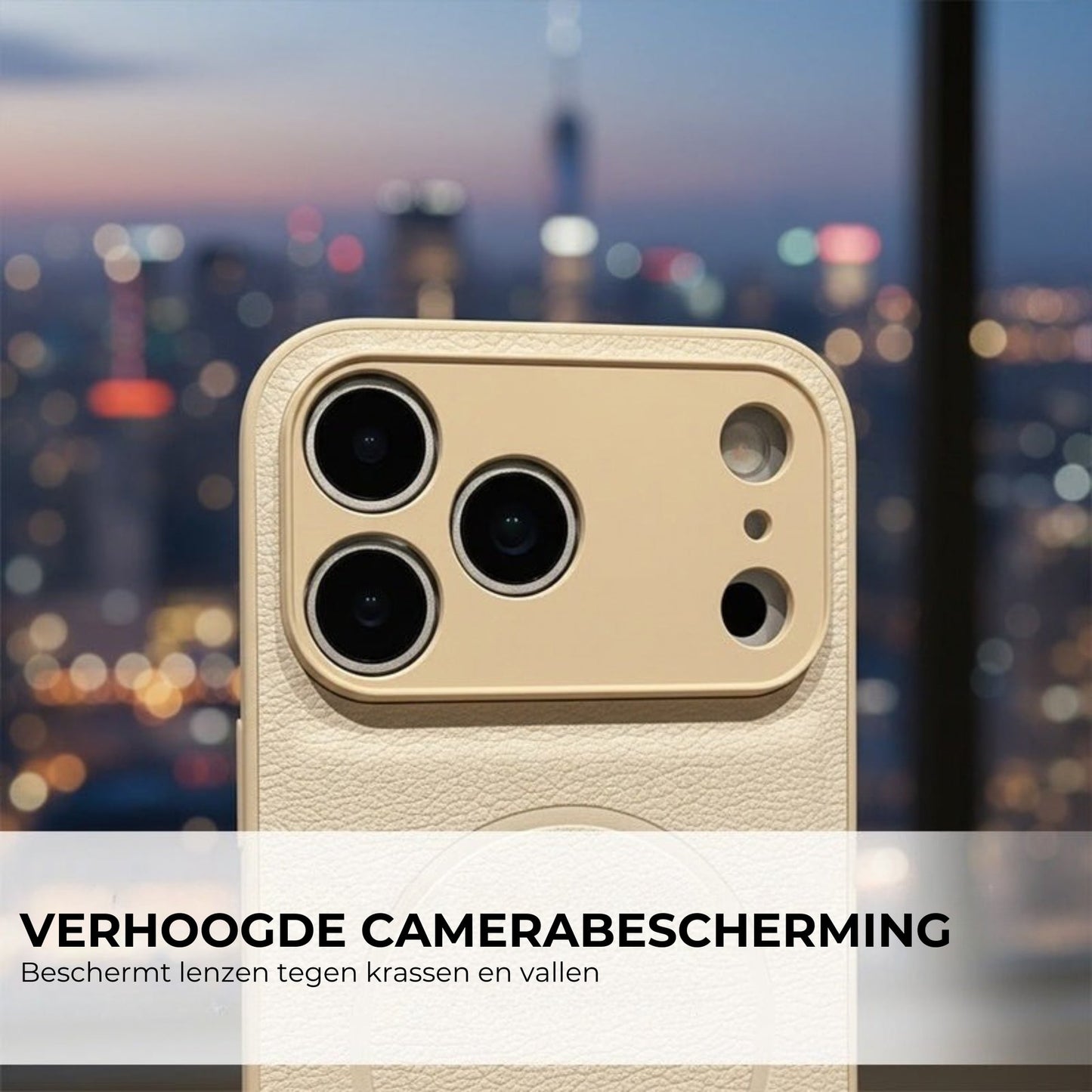MagSafe Hoesje voor iPhone [12 t/m 17] - Luxe Matte Afwerking - Vingerafdrukwerend & Anti-Vette Laag