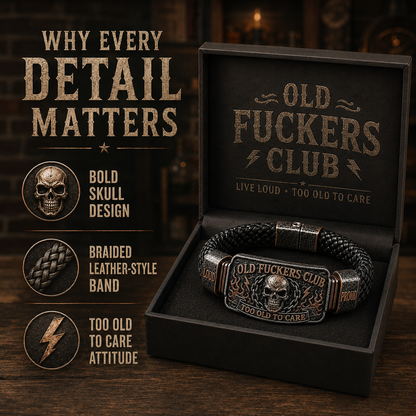 ☠️ Old Guys Club & Wild & Free 🪓 | 2026 Limited Edition Vintage Armband
