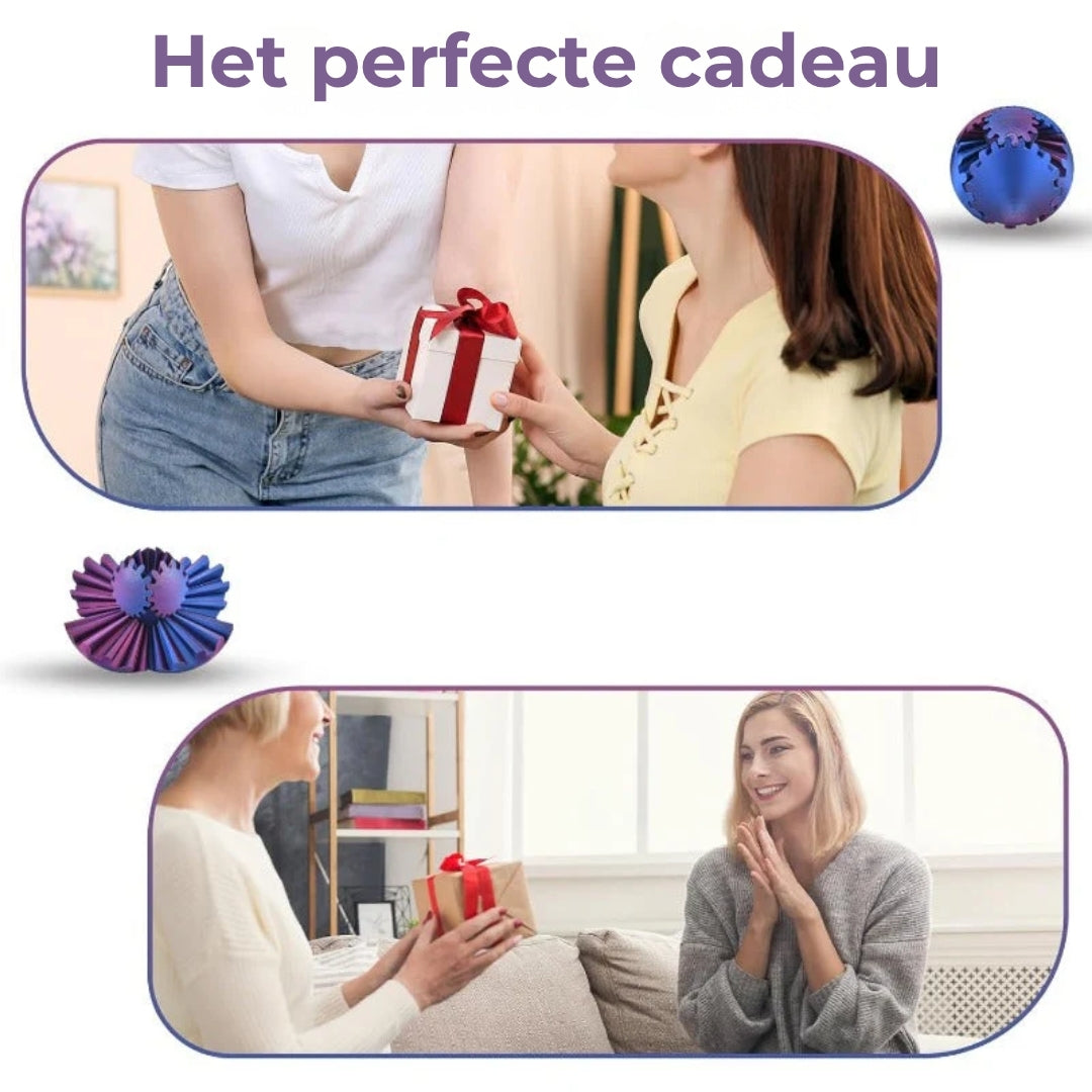 Fidget Tandwielbal-Stressverlichting & Focus