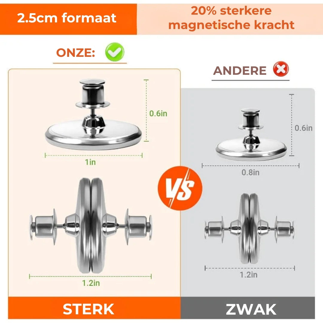 Sterke Gordijn Magneten – Magnetische Gordijnsluiters – Set van 12 stuks