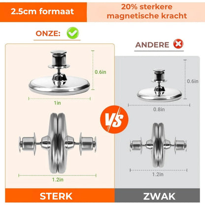 Sterke Gordijn Magneten – Magnetische Gordijnsluiters – Set van 12 stuks