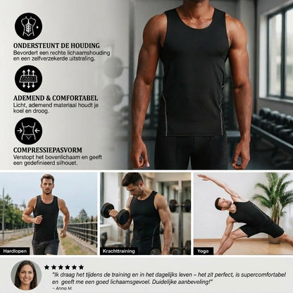 🔥 Tijdelijke aanbieding: 50% korting❗️❗️ Compressie-ondergoed / compressiehemd voor heren – ideaal voor training en fitness