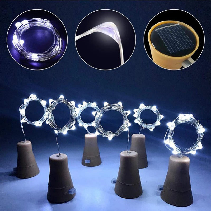 LED Kurk-lichtsnoer voor Fles DIY – Sfeervolle Draadverlichting voor Decoratie