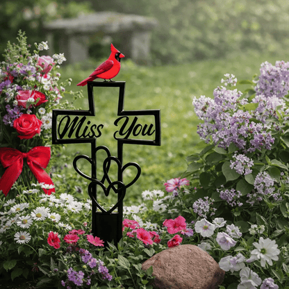 🐦💖 Metalen Gedenkplaat voor Begraafplaats ✝️