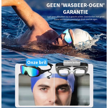 Vuotamaton uimalasit korvatulpilla