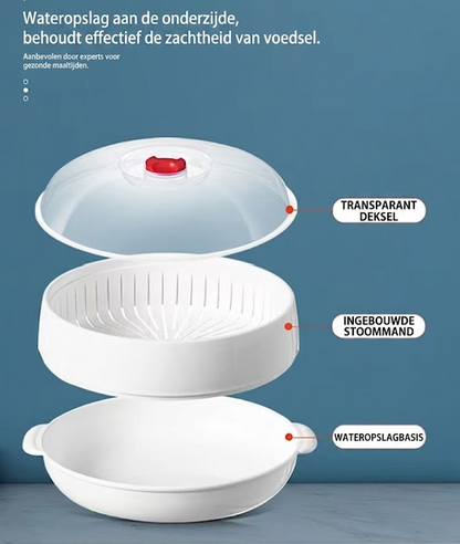 Magnetron Stomer Multifunctioneel - Met Warmhoudfunctie - Gezond Koken & Stomen