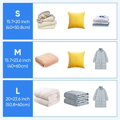 Draadloze Reis Vacuümzak Set – Compressiezakken met Elektrische Pomp