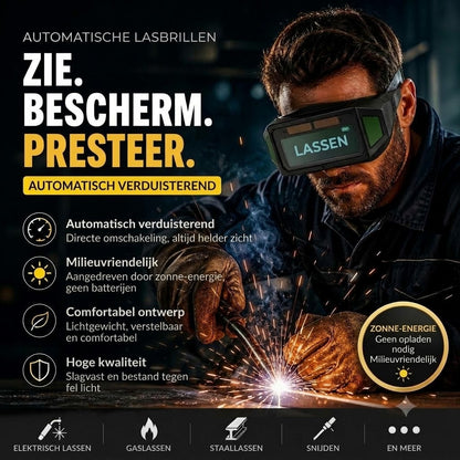 Brandwerende veiligheidsbril voor lassen – Nieuw model 2026