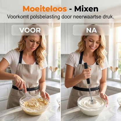 Handige Keukenhulp: Garde van RVS met Antislip Handvat