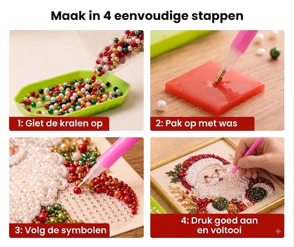 🔥 Tijdelijke aanbieding: 50% korting! 🎨💎 Kerstthema DIY diamond painting set – perfect voor beginners 🎄