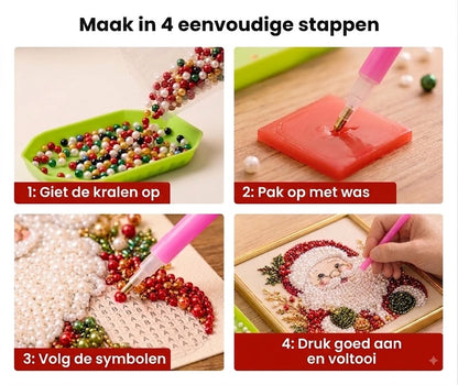 🔥 Tijdelijke aanbieding: 50% korting! 🎨💎 Kerstthema DIY diamond painting set – perfect voor beginners 🎄