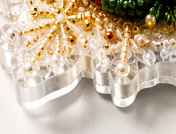 6-delige DIY diamond painting set voor kerstversiering en decoratie