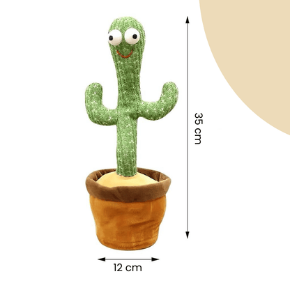 Dansende en Pratende Cactus - Interactief Baby Speelgoed dat je Napraat (Met Muziek & LED Licht)