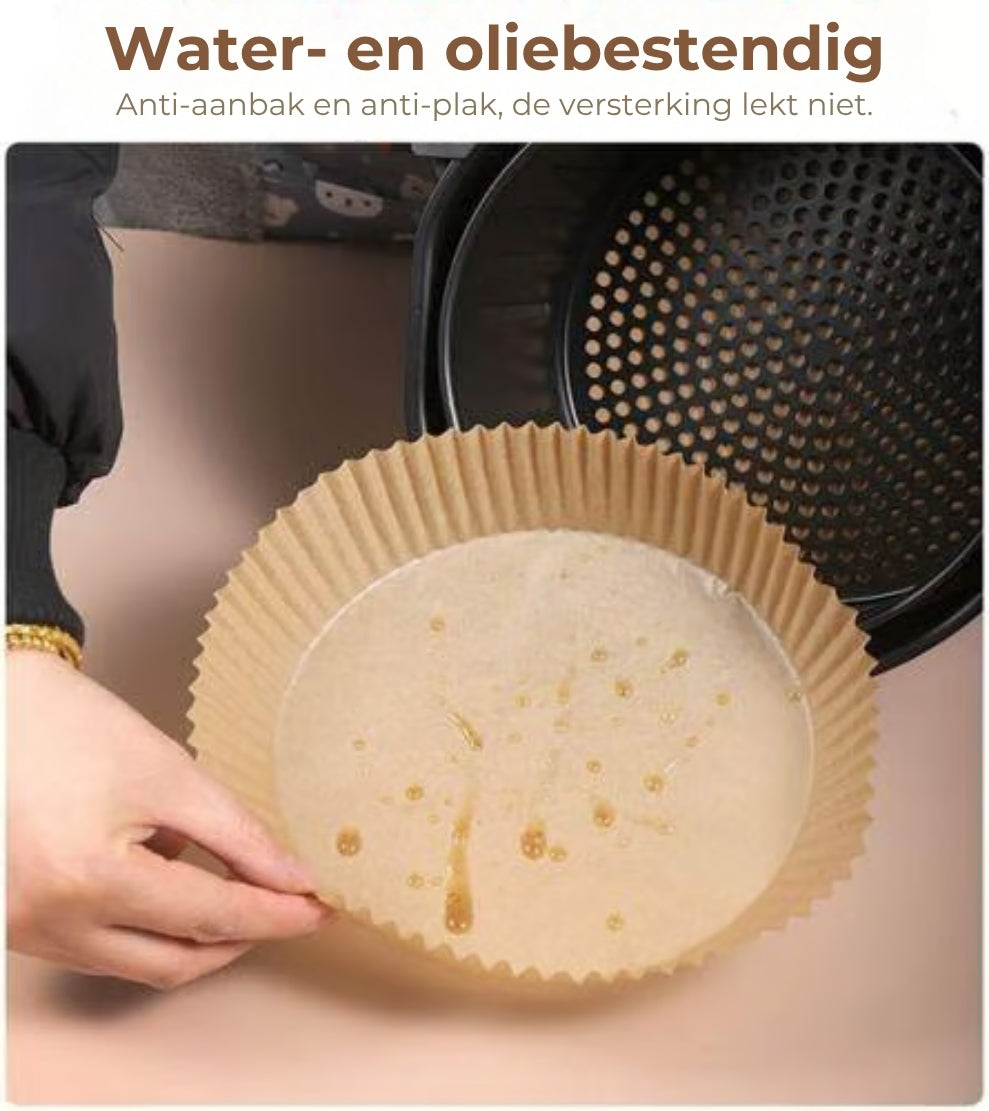 Airfryer Bakpapier Mandjes-[100 Stuks]
