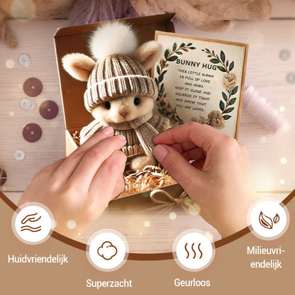 Handgemaakte Mini Konijnen Knuffeltjes - Leuk Paascadeau & Decoratie