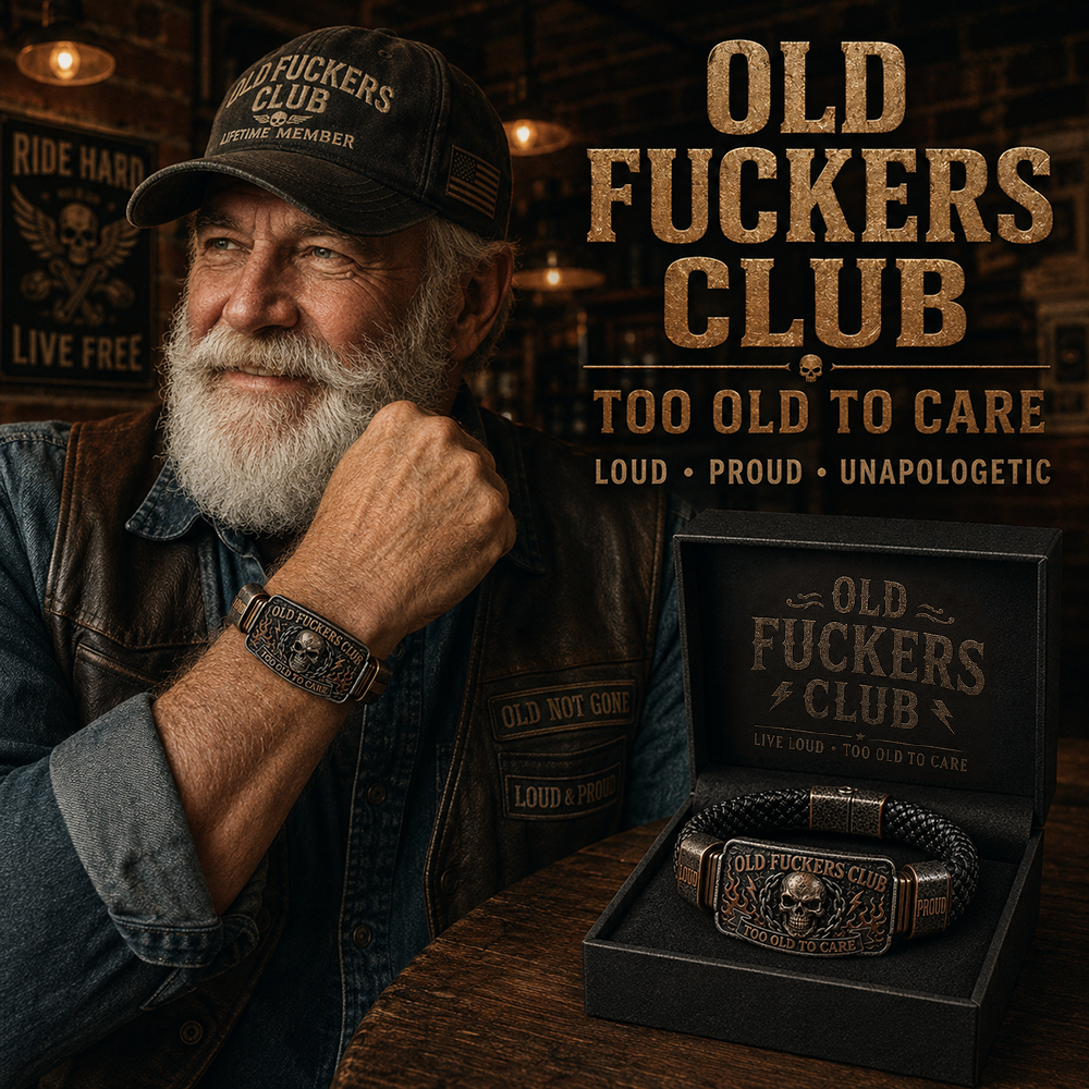 ☠️ Old Guys Club & Wild & Free 🪓 | 2026 Limited Edition Vintage Armband