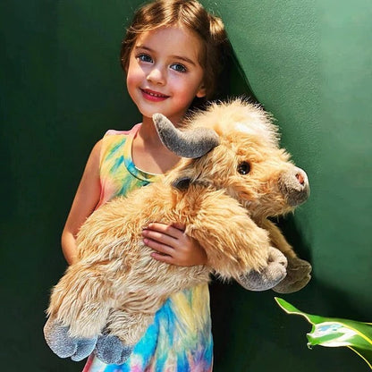 Söpö Highland-karjan pehmolelu