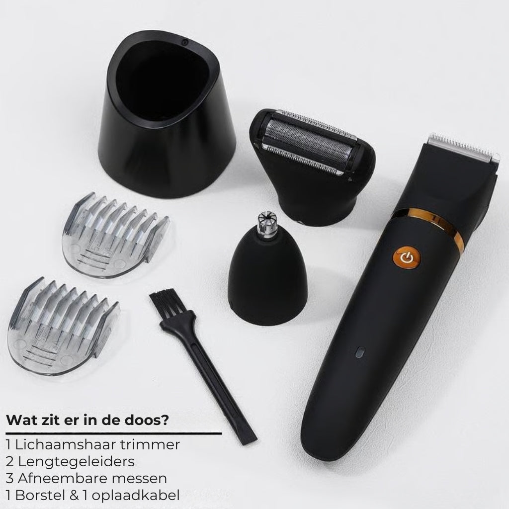 3-in-1 Bodygroomer voor Mannen - Elektrische Lichaamstrimmer