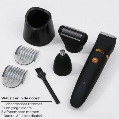 3-in-1 Bodygroomer voor Mannen - Elektrische Lichaamstrimmer