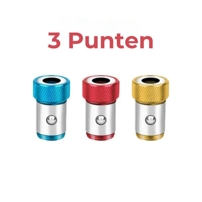 Universele Magnetische Ring voor Schroefbits – Set van 3 stuks