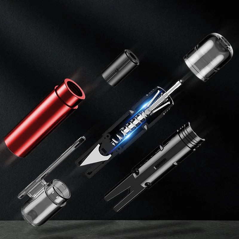 2-in-1 Auto Noodhamer met Gordelsnijder - Veiligheidshamer - Compact & Betrouwbaar