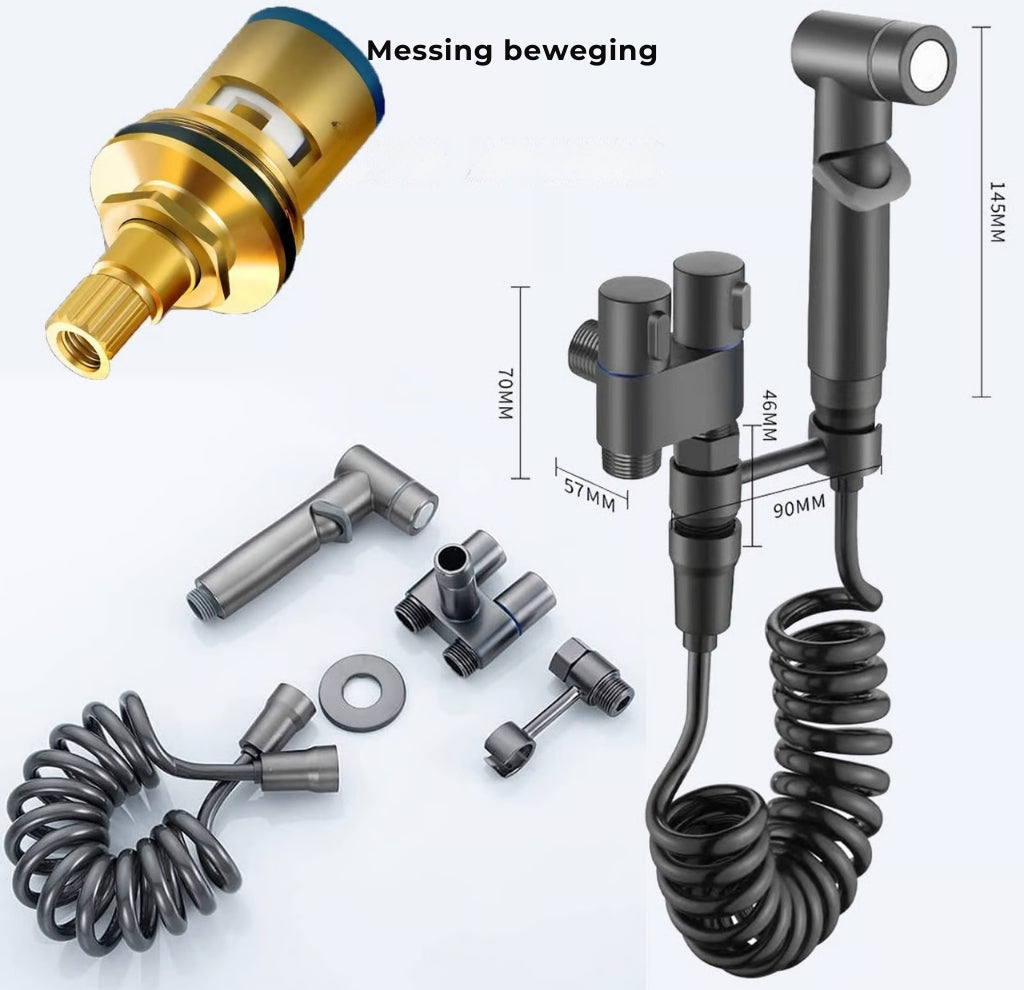 Luxe Bidet Handdouche Set voor Toilet
