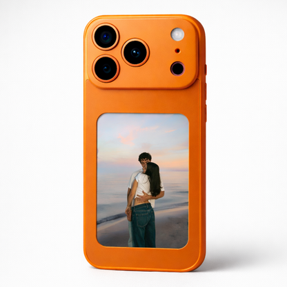 Pixly NFC E-Ink Case voor iPhone - Smart Hoesje met Aanpasbaar Scherm (DIY Foto's)