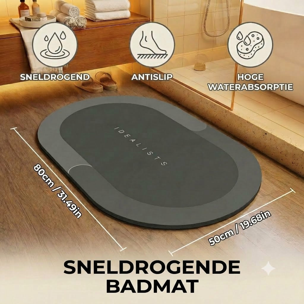 Sneldrogende badmat