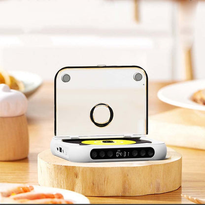 Draagbare CD Speler met Bluetooth - Oplaadbare Discman voor Auto & Onderweg (Anti-Shock)