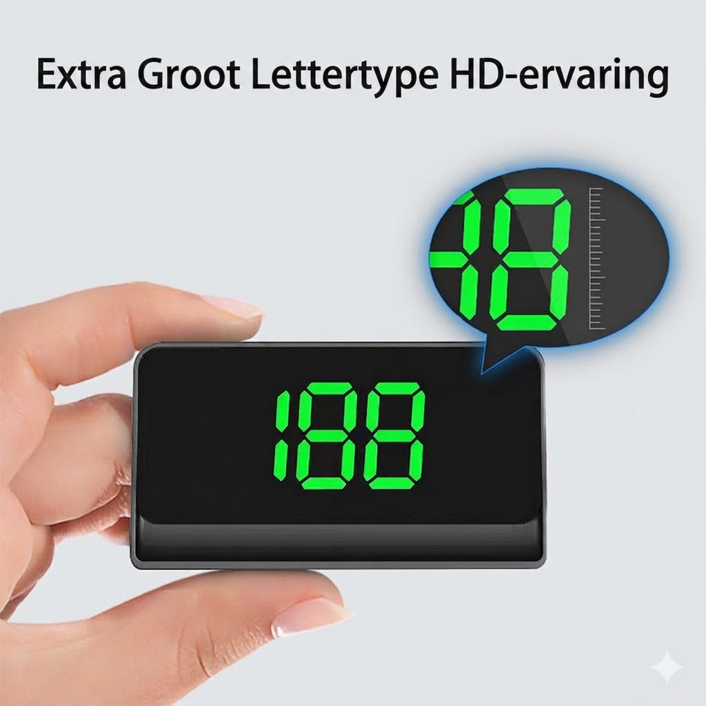 HUD Head-Up Display GPS Snelheidsmeter / Snelheidsdisplay