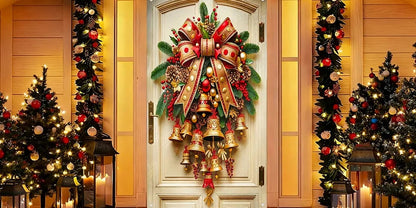 Kerstachtergrond – Kerstklokken