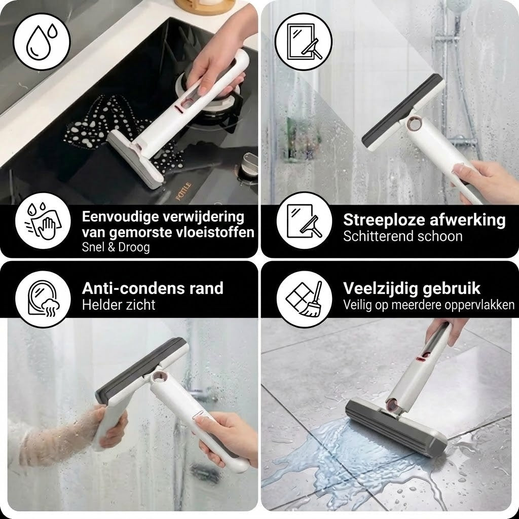 Praktisch mini reinigingsstokje – multifunctionele schoonmaakborstel voor moeilijk bereikbare hoekjes en randen